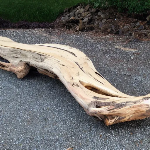 Image similar to an extra curvy piece of driftwood