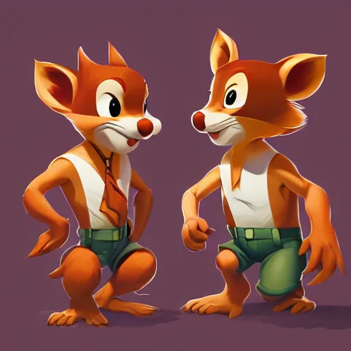 Image similar to face icon stylized minimalist chip'n dale : rescue rangers, loftis, cory behance hd by jesper ejsing, by rhads, makoto shinkai and lois van baarle, ilya kuvshinov, rossdraws global illumination