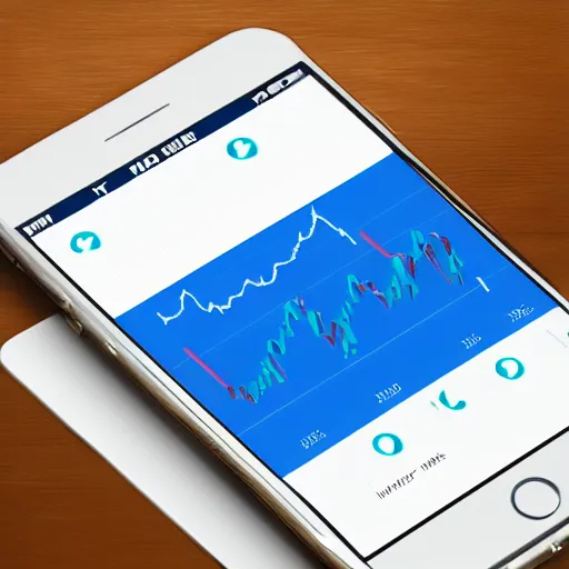 Image similar to high fidelity mockup designs for a stock trading mobile app