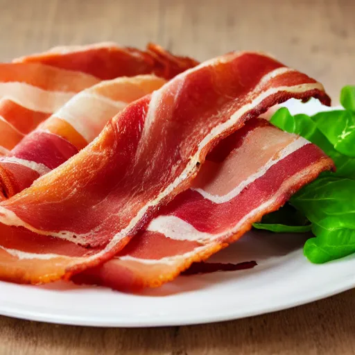 Image similar to picture of italian style bacon, 4 k, well lit