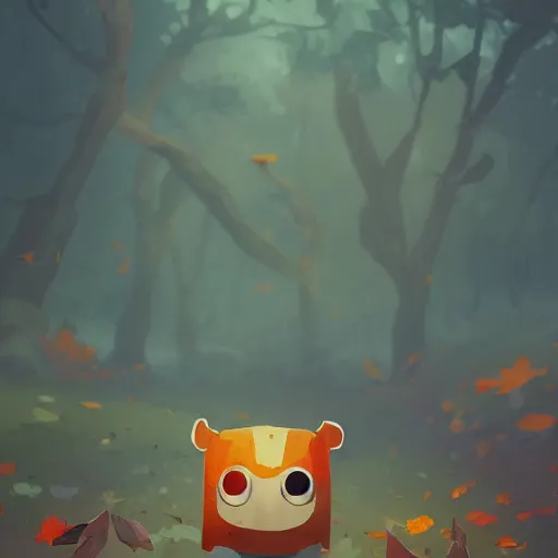 Prompt: 🍂 cute, illustration, digital art, inspired by fall guys game, by greg rutkowski, sharp, masterpiece, highly detailed, photorealistic, octane render, 8 k, unreal engine 5, trending on artstation, vivid colors