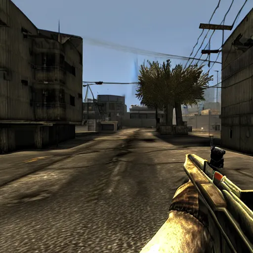 Image similar to ingame screenshot of modern warfare 2