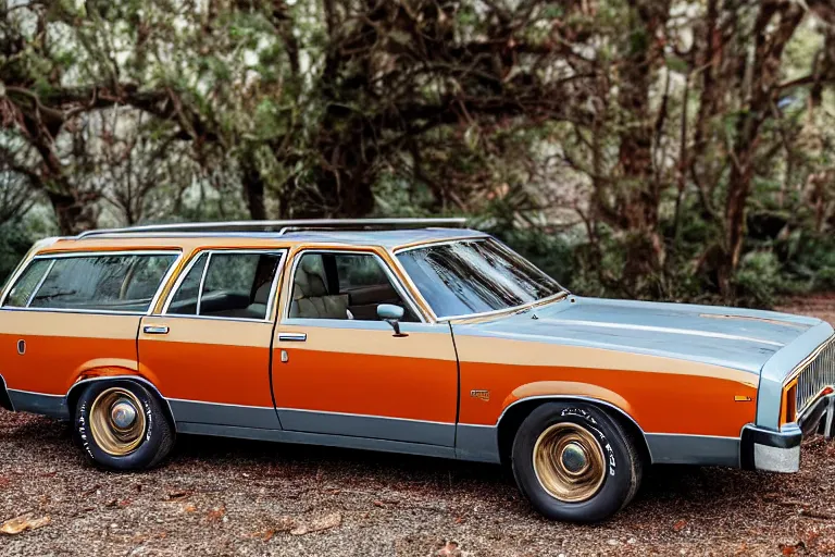 Image similar to 1974 AMC wagon!! estate!! ((AMX/3)), XF IQ4, 150MP, 50mm, F1.4, ISO 200, 1/160s, natural light, Adobe Photoshop, Adobe Lightroom, photolab, Affinity Photo, PhotoDirector 365