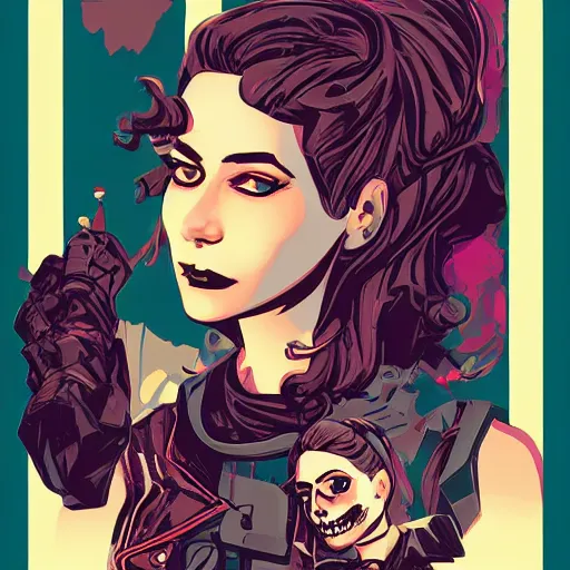 Image similar to portrait skull girl, princess, painterly, sega, by petros afshar, tom whalen, laurie greasley, jc leyendecker and singer sargent