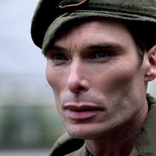 Image similar to cillian murphy as the villain in saving private Ryan