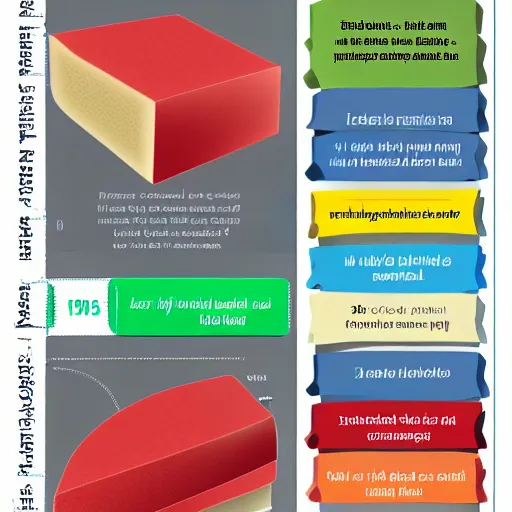 Prompt: isometric layers of swiss cheese, infographic, technical,