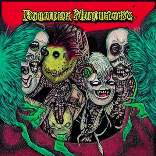 Image similar to punkrock mutant mugwump album cover art