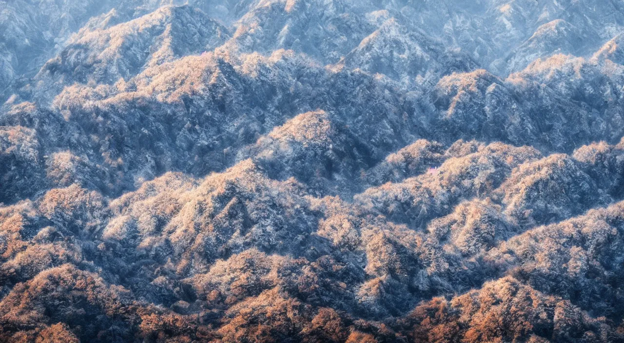 Prompt: majestic mountain landscape of japan, high definition, high detail, 8k, photorealistic,