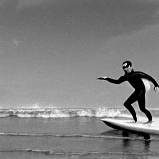 Image similar to surf dracula, film still