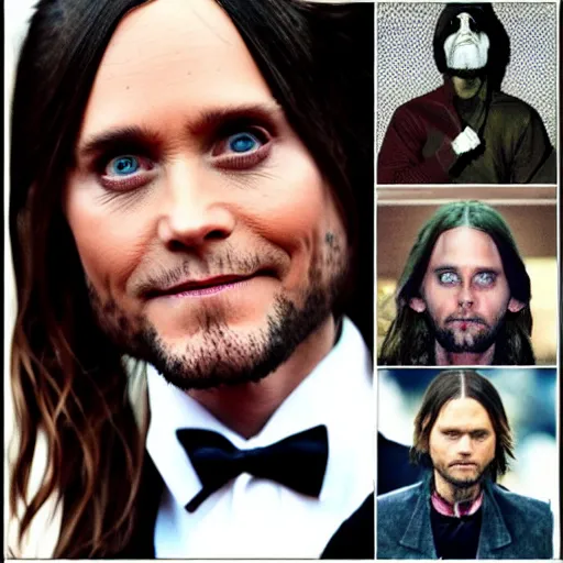 Image similar to jared letto is a cult leader