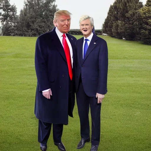 Image similar to donald trump with his best friend