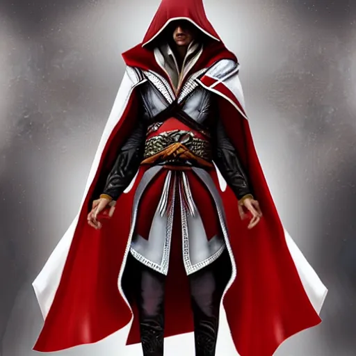 Image similar to xqc as ezio auditore, detailed