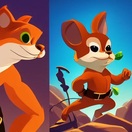 Image similar to face icon stylized minimalist chip'n dale : rescue rangers, loftis, cory behance hd by jesper ejsing, by rhads, makoto shinkai and lois van baarle, ilya kuvshinov, rossdraws global illumination