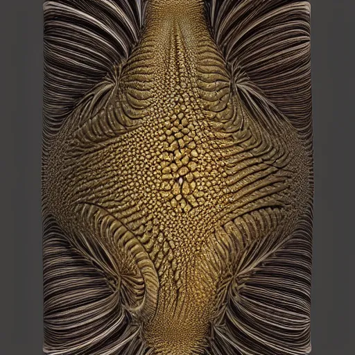 Prompt: An intricate and detailled illustration of a wheat, made of intricate fractal mandelbulb , rendered in Cinema4D, Trending on art station