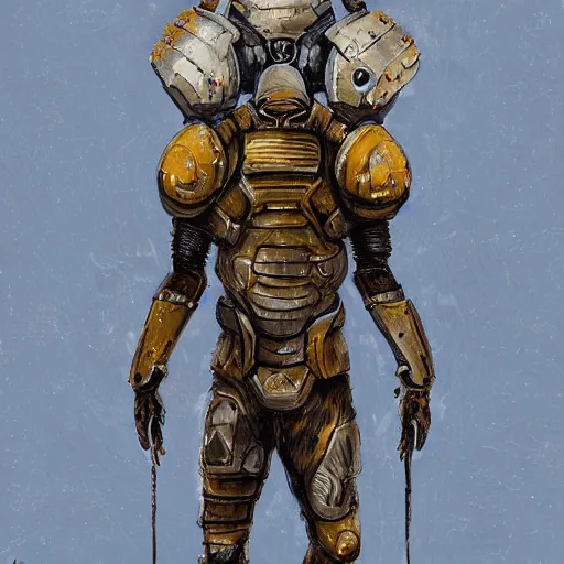 Image similar to a soldier with an armour made out of cicadas, scifi, biopunk, digital painting