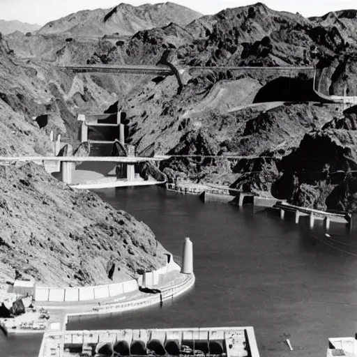 Image similar to aftermath of the atomic bombing of hoover dam