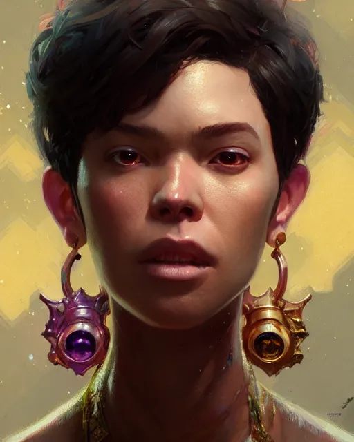 Prompt: steven universe character portrait, ultra realistic, concept art, intricate details, highly detailed by greg rutkowski, gaston bussiere, craig mullins, simon bisley