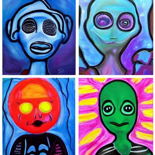 Image similar to 👽 🎨🖌️