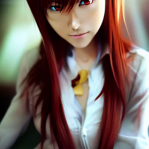 Prompt: Kurisu from Steins Gate