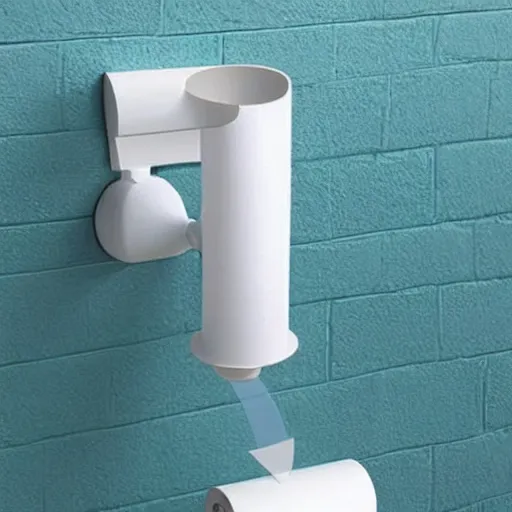 Prompt: thermonuclear toilet roll holder