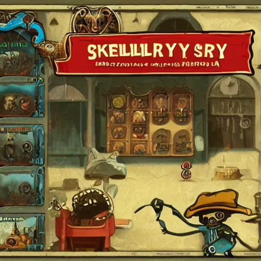 Image similar to skullduggery pleasant videogame