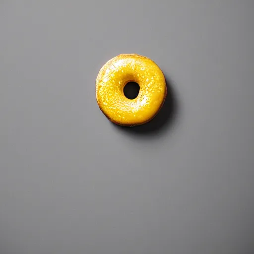 Image similar to 8k photography from Jesus with a yellow Donut on head