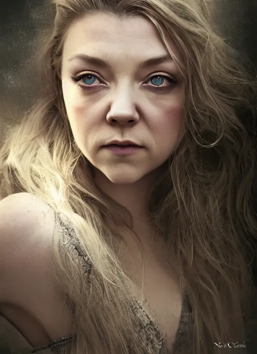 Image similar to natalie dormer, depth of field, zeiss lens, detailed, symmetrical, centered, fashion photoshoot, by nicoletta ceccoli, mark ryden, lostfish, earl nore, hyung tae, frank frazetta, breathtaking, 8 k resolution, extremely detailed, beautiful, establishing shot, artistic, hyperrealistic, octane render