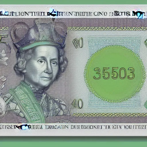 Image similar to concept design of british, britain, uk, £ 5 0 note for the year 2 0 3 3