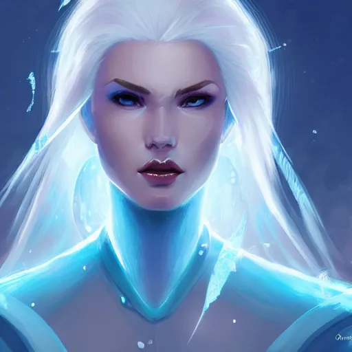 Image similar to Queen of Ice and storm, digital painting, artstation, concept art, smooth, sharp focus, illustration, outlined art, soft light, cinematic,