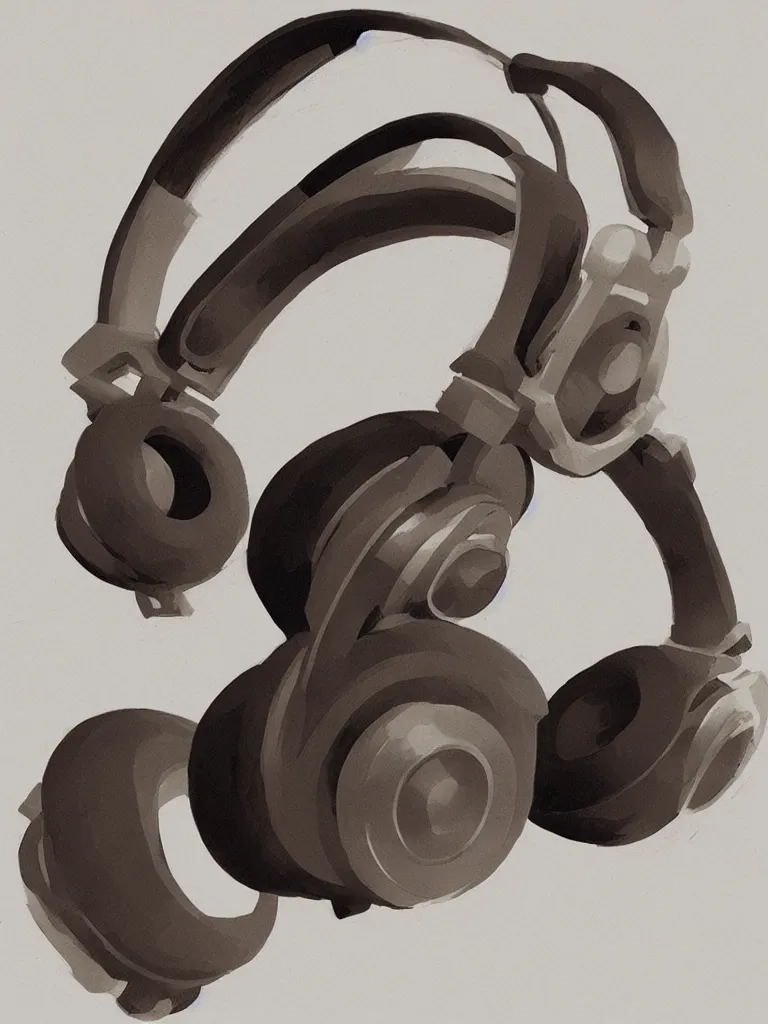 Prompt: listening to headphones by disney concept artists, blunt borders, rule of thirds