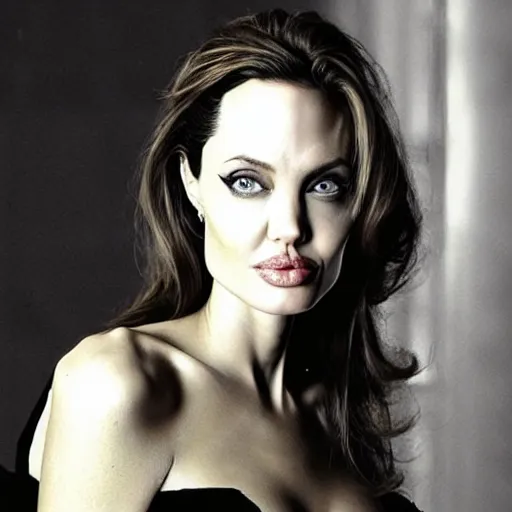 Image similar to an amazing award winning photo of angelina jolie as 0 0 7