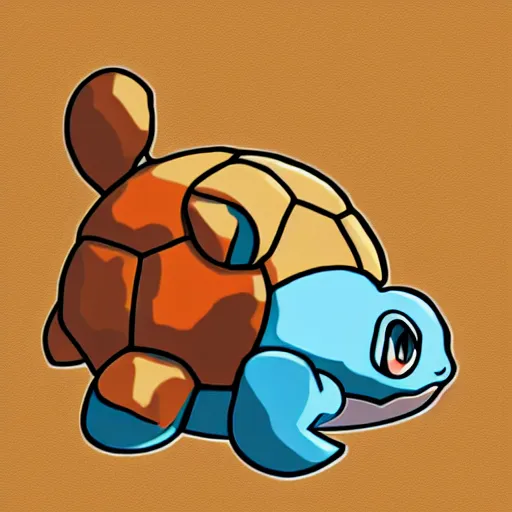 Prompt: cute, 8 k, digital art of squirtle