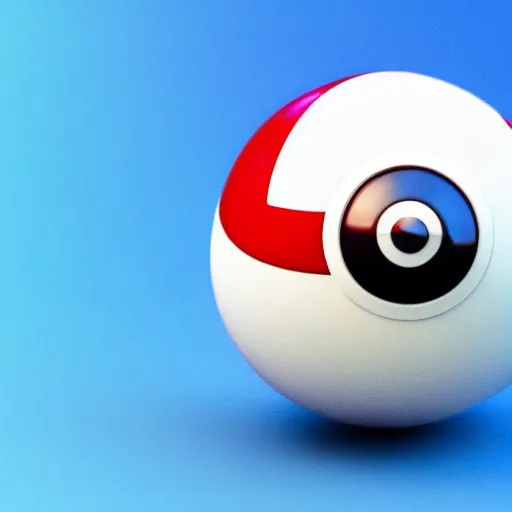 Pokemon video gaming championship, pokeball, red blue and white vortex of 3  pokemons going around the pokeball, realistic lighting, vibrant colors,  mirror sine on the pokeball, volume and depth