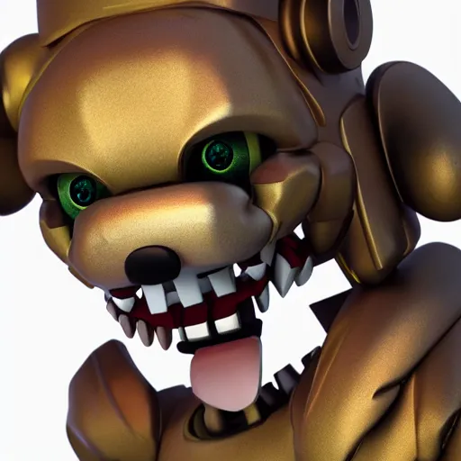 Digital art Five Nights at Freddy's Rendering Character, animatronics fnaf,  png