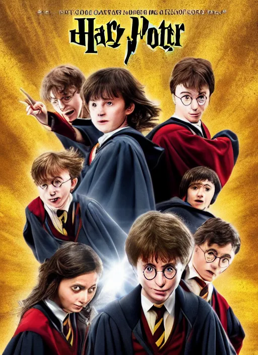 Prompt: harry Potter and the bitcoin wizard, movie poster
