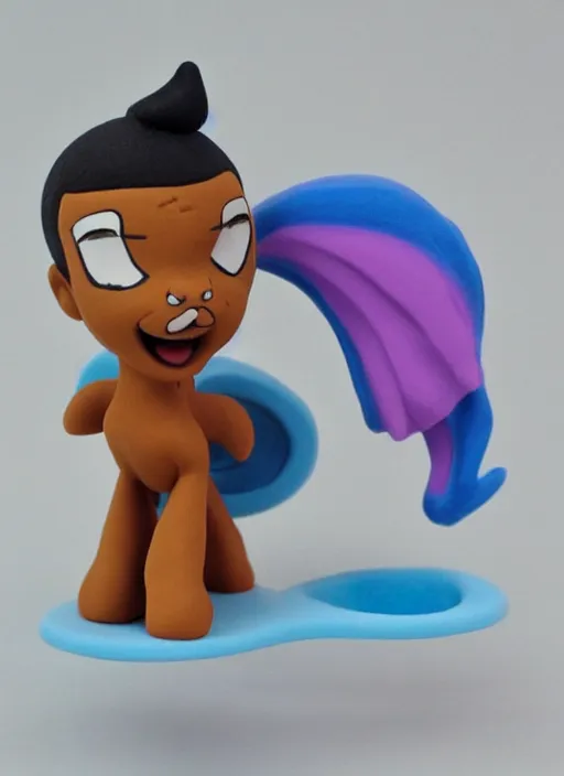 Image similar to barack obama is a cute cartoon character in my little pony, 3 d clay figure, kawaii