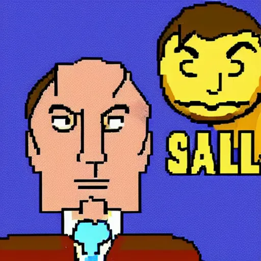 Image similar to saul goodman from undertale ( 2 0 1 5 videogame ), very detailed