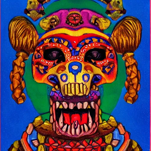 Image similar to portrait of xolotl