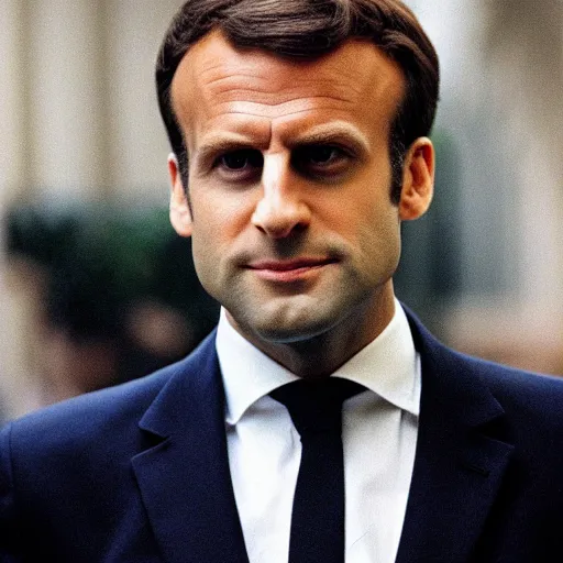 Image similar to Jungle growing on the hair of Emmanuel Macron in American Psycho (1999)