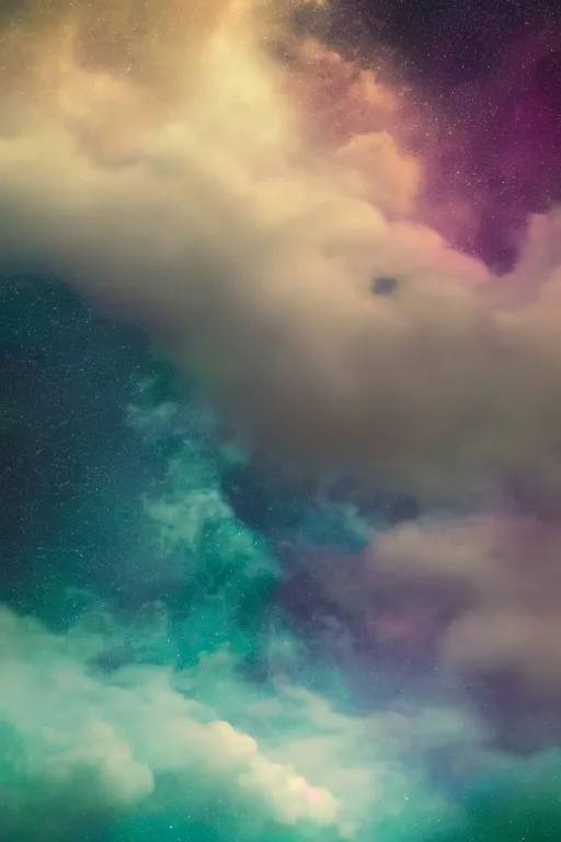 Prompt: milky space, atmospheric, cloudy, high definition, pastel