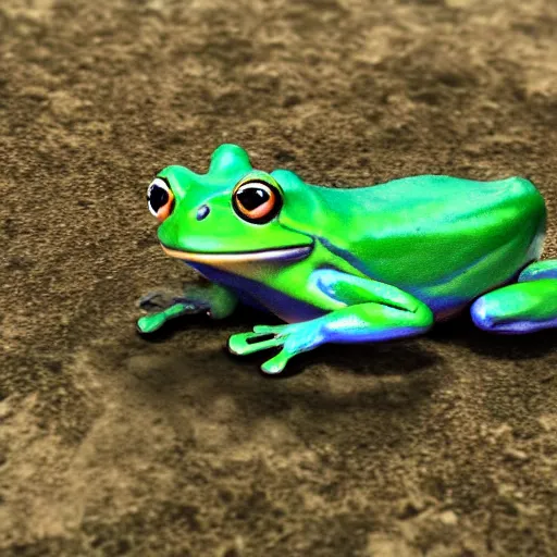 Prompt: the frogs are taking over the city, photorealistic, highly detailed