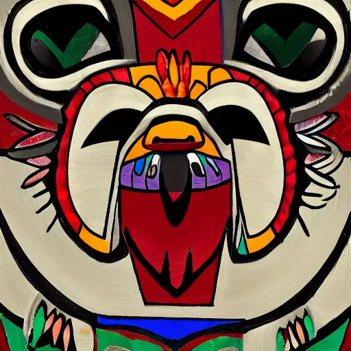 Image similar to haida art