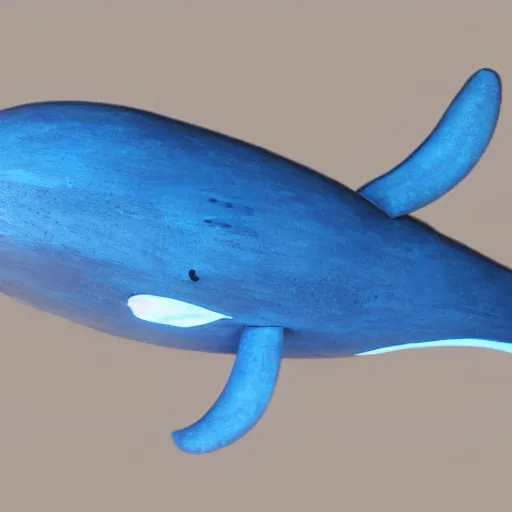 Prompt: stop motion a space whale