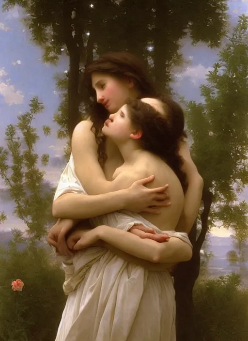 Image similar to a painting so beautiful and universally loved it creates peace on earth, profound epiphany, trending on artstation, by william - adolphe bouguereau, john singer sargent