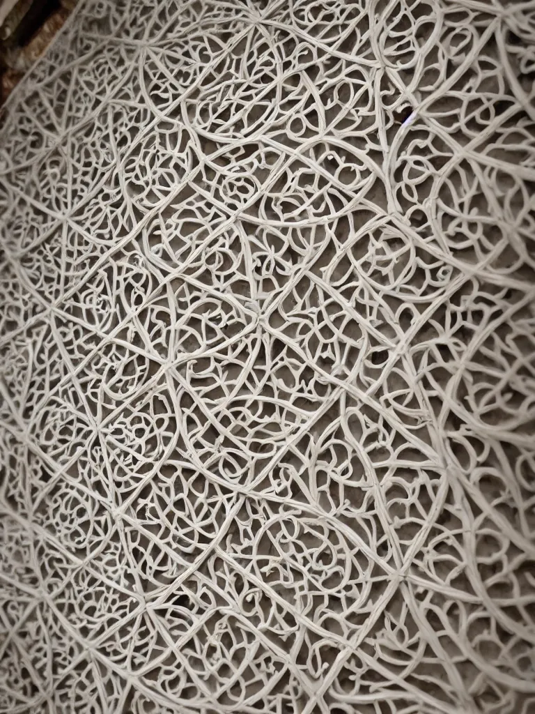 Image similar to beautiful and intricate latticework, masterwork, lattice