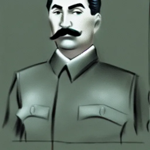 Prompt: concept art of joseph stalin as beautiful anime girl