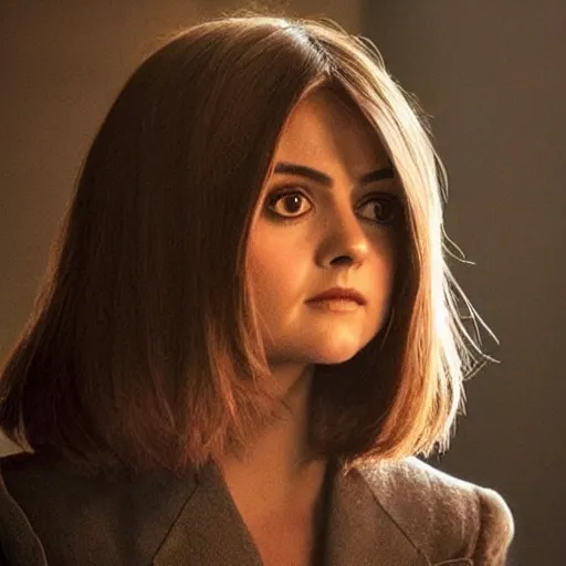 Image similar to a humanoid fox that looks like jenna coleman