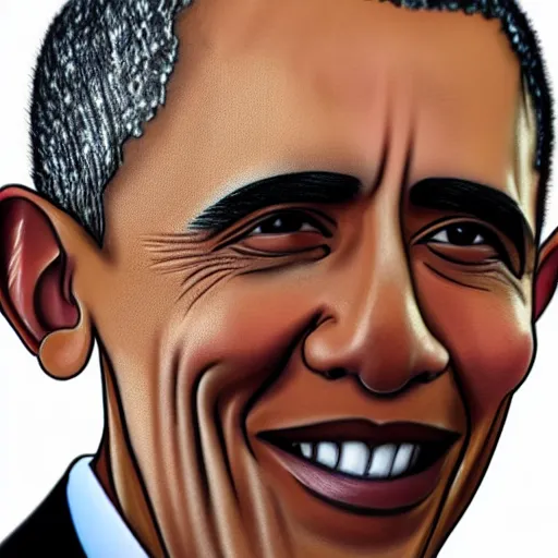 Image similar to uncanny police sketch of president obama