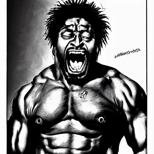 Image similar to odb from wutang is the incredible hulk by