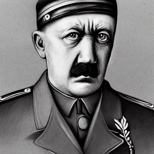 Prompt: a very detailed portrait of hitler in african clothes